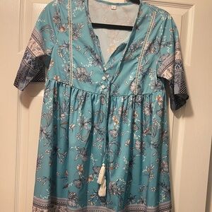 Fun Boho mini dress or tunic
